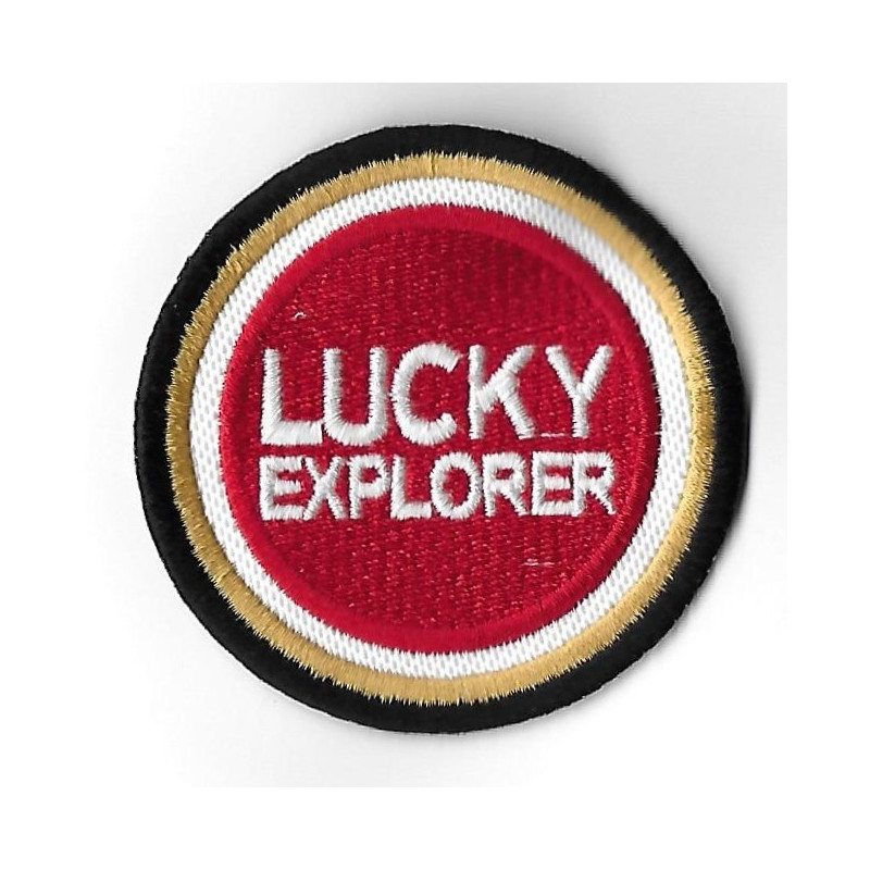 70Mmx70Mm Lucky Explorer Embroidered Patch Badge Applique Iron on