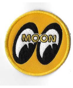 75Mmx75Mm Moon Eyes Go With Embroidered Patch Badge Applique Iron on