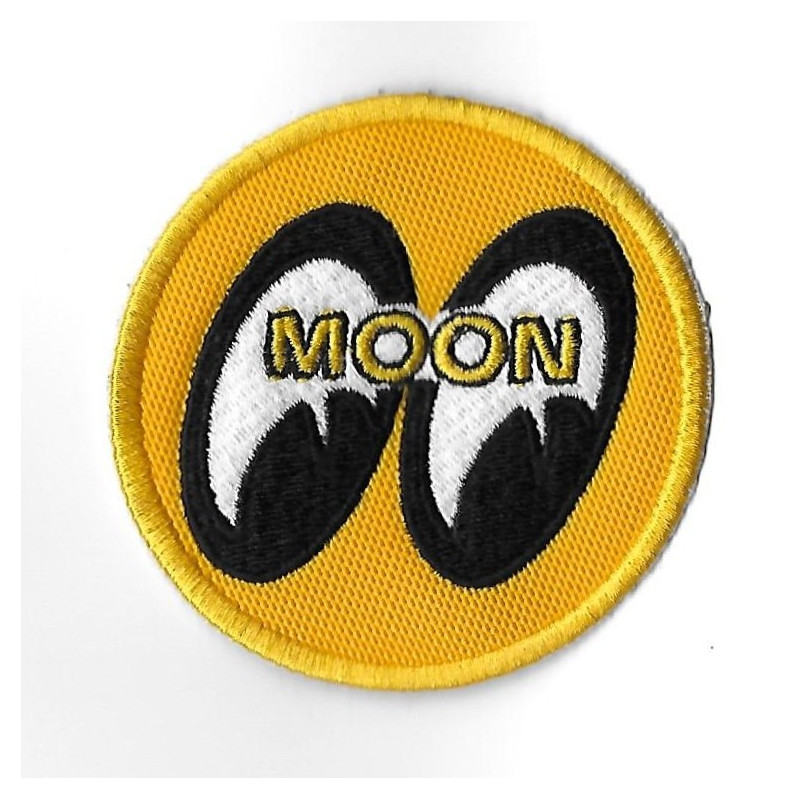 75Mmx75Mm Moon Eyes Go With Embroidered Patch Badge Applique Iron on