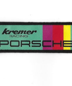 100Mmx40Mm Porsche Kremer Racing Embroidered Patch Badge Applique Iron on