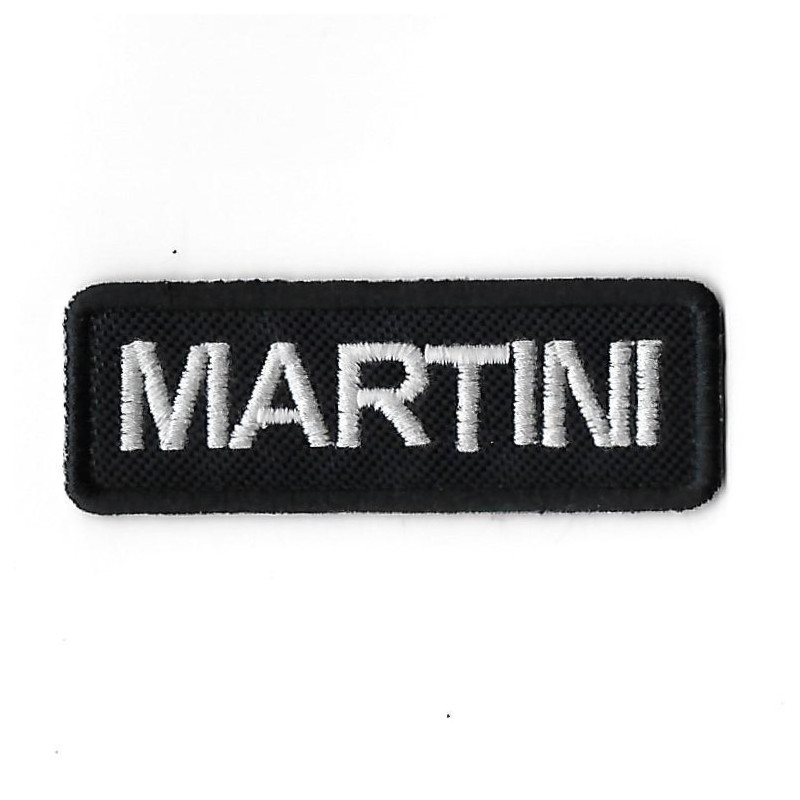 82Mmx29Mm Martini Embroidered Patch Badge Applique Iron on
