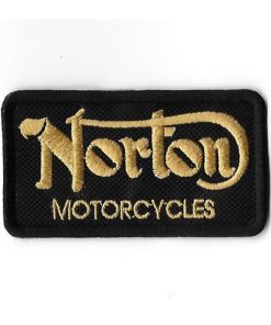 82Mmx46Mm Norton Motorcycles Embroidered Patch Badge Applique Iron on