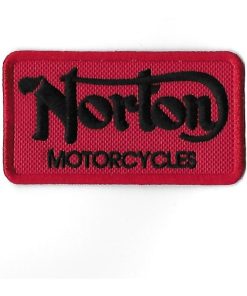 82Mmx46Mm Norton Motorcycles Embroidered Patch Badge Applique Iron on