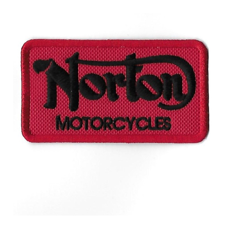 82Mmx46Mm Norton Motorcycles Embroidered Patch Badge Applique Iron on