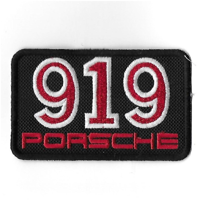 89Mmx55Mm Porsche 919 Embroidered Patch Badge Applique Iron on
