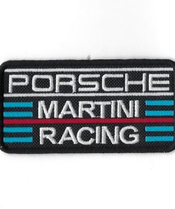 96Mmx51Mm Porsche Martini Racing Embroidered Patch Badge Applique Iron on