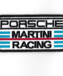 96Mmx51Mm Porsche Martini Racing Embroidered Patch Badge Applique Iron on