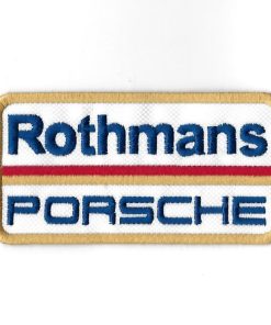 96Mmx51Mm Porsche Rothmans Embroidered Patch Badge Applique Iron on