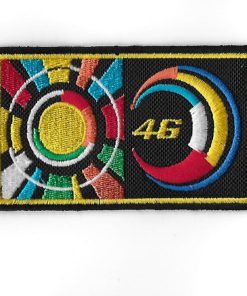 100Mmx60Mm Valentino Rossi Nº 46 Embroidered Patch Badge Applique Iron on
