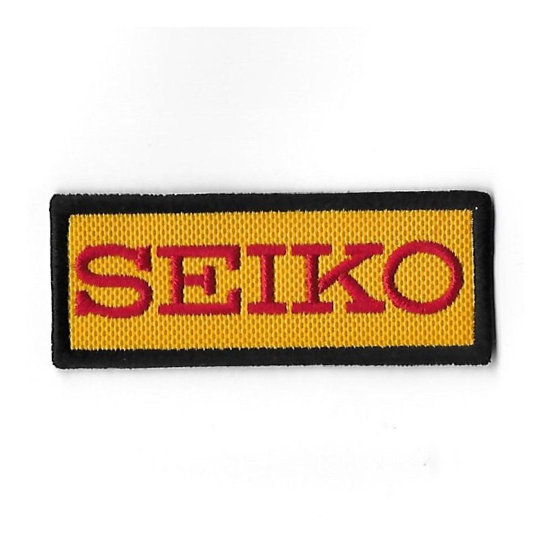 80Mmx31Mm Seiko Embroidered Patch Badge Applique Iron on