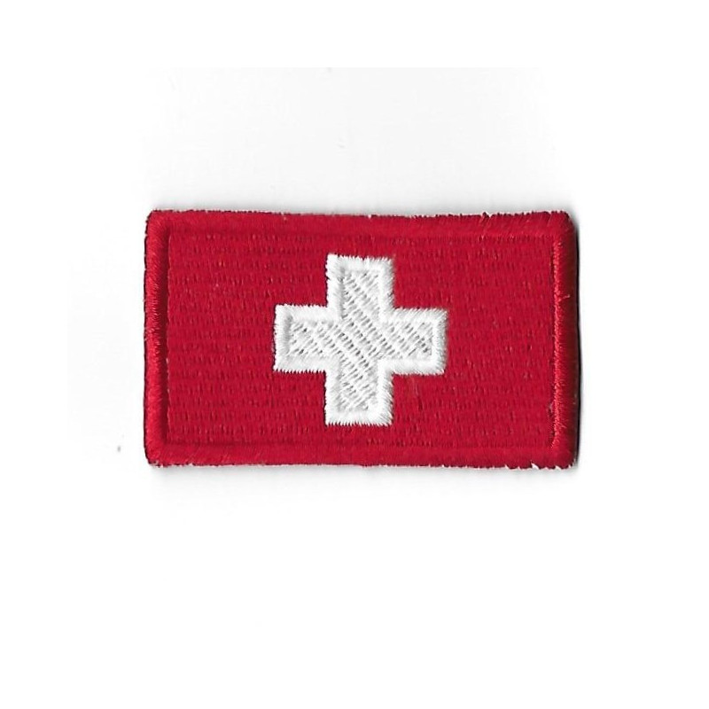 60Mmx37Mm Switzerland Embroidered Patch Badge Applique Iron on