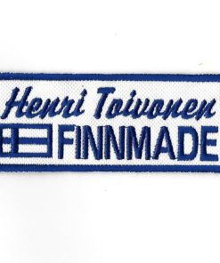 100Mmx40Mm Henri Toivonen Finnmade Embroidered Patch Badge Applique Iron on