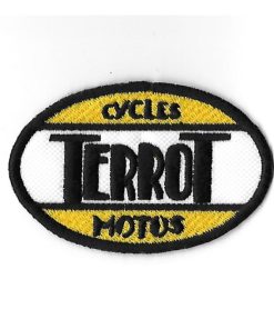 80Mmx31Mm Terrot Cycles Motos Embroidered Patch Badge Applique Iron on
