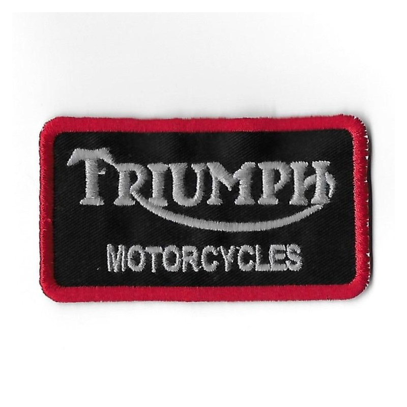 82Mmx46Mm Triumph Motorcycles Embroidered Patch Badge Applique Iron on