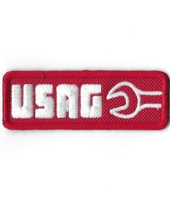 82Mmx29Mm Usag Embroidered Patch Badge Applique Iron on