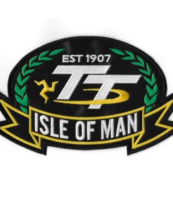 244Mmx147Mm Tt Isle Of Man Tourist Trophy Embroidered Patch Badge Applique Iron on