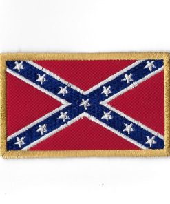 87Mmx53Mm United States Of America Confederate Flag Usa Embroidered Patch Badge Applique Iron on