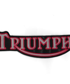 270Mmx90Mm Triumph Motorcycles Embroidered Patch Badge Applique Iron on