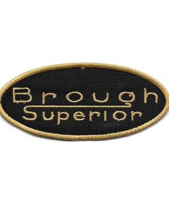 100Mmx47Mm Brough Superior Embroidered Patch Badge Applique Iron on