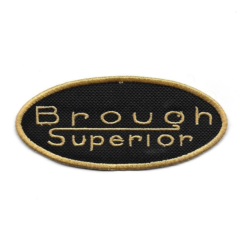 100Mmx47Mm Brough Superior Embroidered Patch Badge Applique Iron on