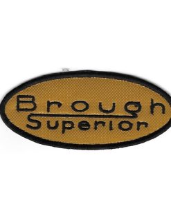 100Mmx47Mm Brough Superior Embroidered Patch Badge Applique Iron on