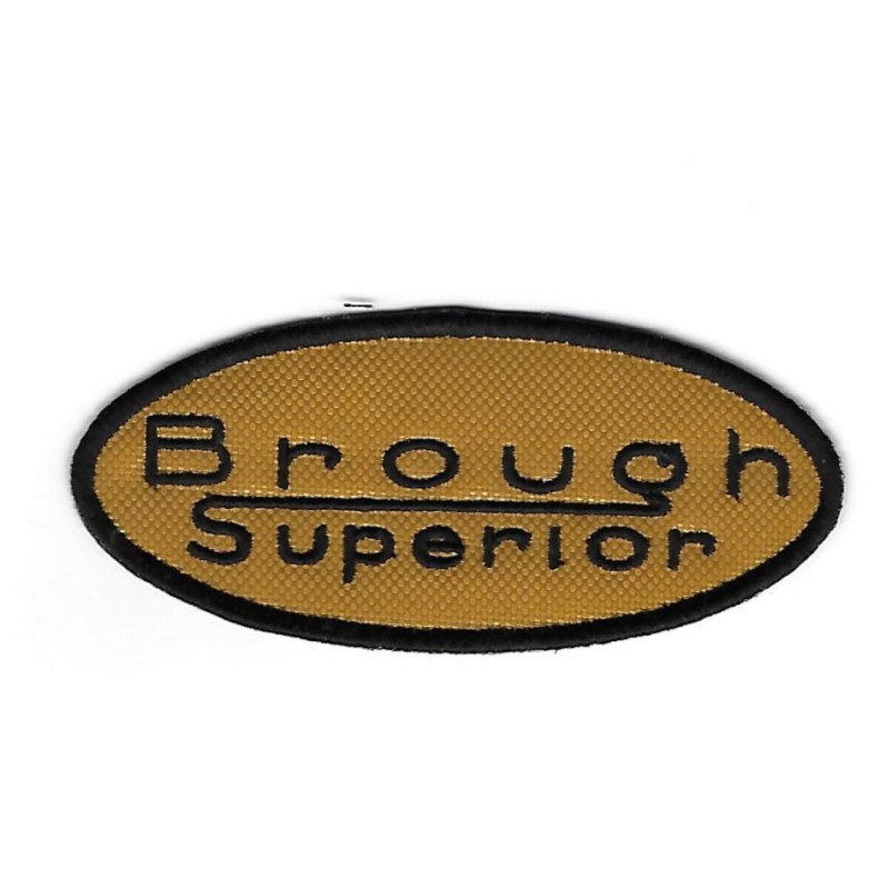 100Mmx47Mm Brough Superior Embroidered Patch Badge Applique Iron on