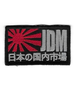 75Mmx44Mm Jdm Japanese Domestic Market Embroidered Patch Badge Applique Iron on