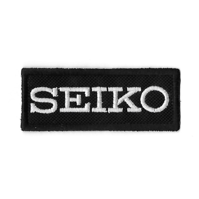 80Mmx31Mm Seiko Embroidered Patch Badge Applique Iron on