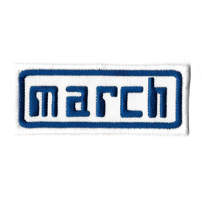100Mmx40Mm March Engineering F1 Team Embroidered Patch Badge Applique Iron on