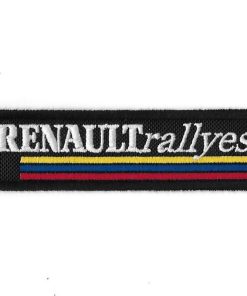 113Mmx33Mm Renault Rallyes Embroidered Patch Badge Applique Iron on