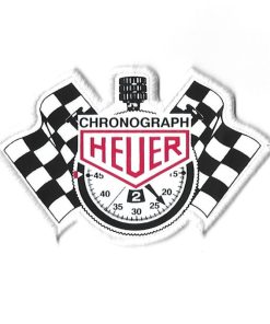 110Mmx70Mm Chronograph Heuer Embroidered Patch Badge Applique Iron on