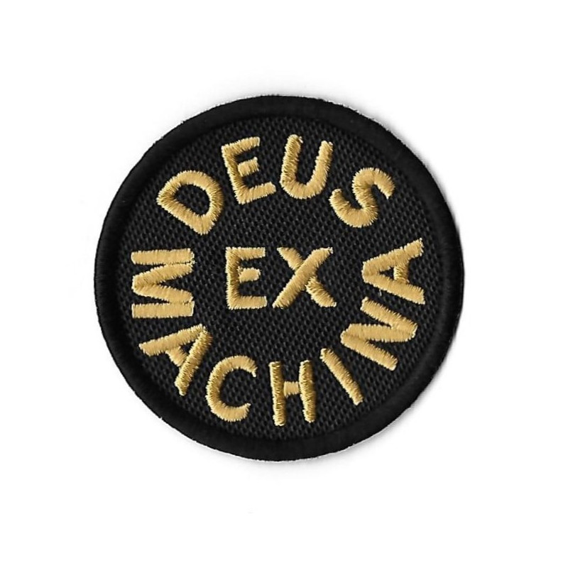 65Mmx65Mm Deus Ex Machina Embroidered Patch Badge Applique Iron on