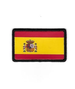 60Mmx37Mm Flag Spain Embroidered Patch Badge Applique Iron on