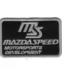 89Mmx55Mm Mazda Speed Motorsports Development Embroidered Patch Badge Applique Iron on