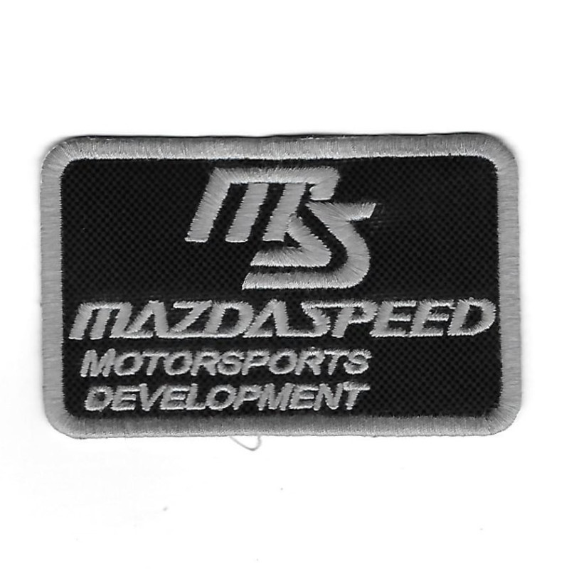 89Mmx55Mm Mazda Speed Motorsports Development Embroidered Patch Badge Applique Iron on
