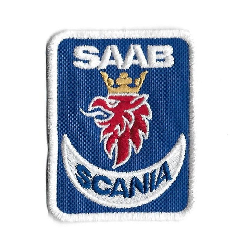 80Mmx61Mm Saab Scania Embroidered Patch Badge Applique Iron on