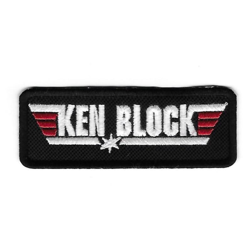 97Mmx35Mm Ken Block Embroidered Patch Badge Applique Iron on