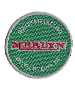 75Mmx75Mm Merlin Colchester Racing Embroidered Patch Badge Applique Iron on