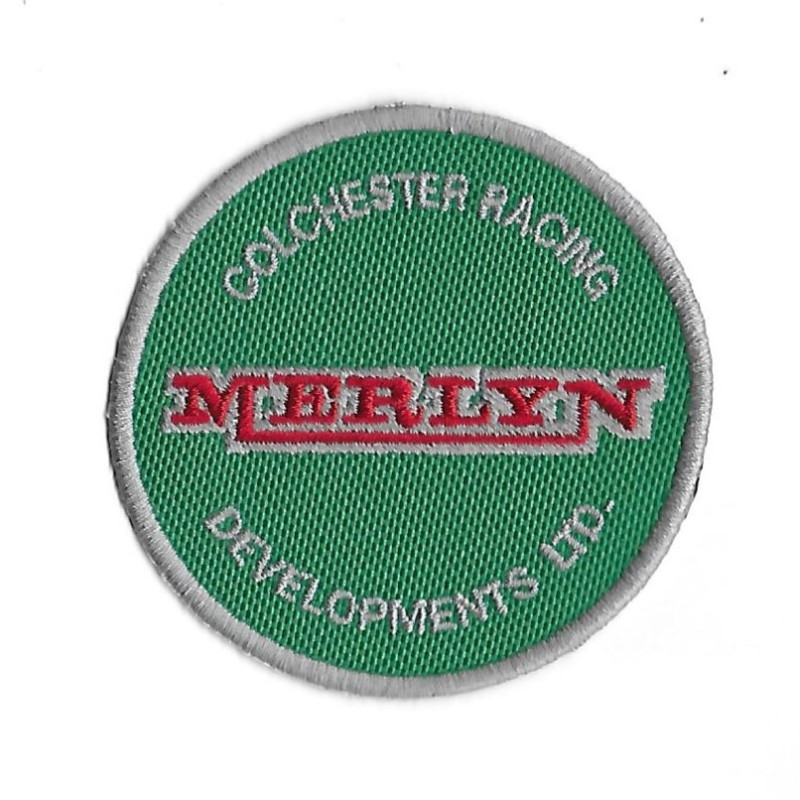 75Mmx75Mm Merlin Colchester Racing Embroidered Patch Badge Applique Iron on