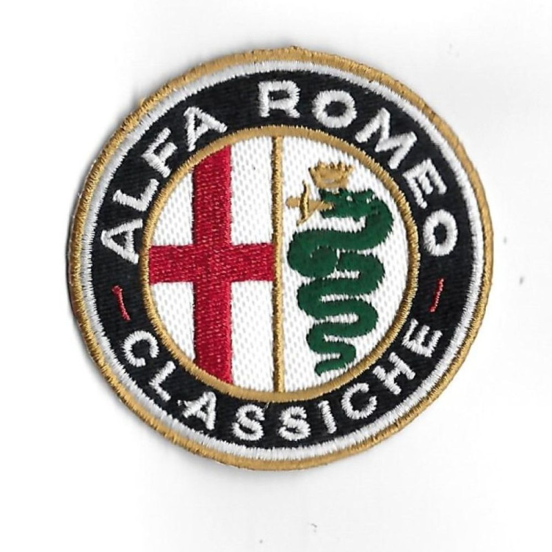 70Mmx70Mm Alfa Romeo Classiche Embroidered Patch Badge Applique Iron on