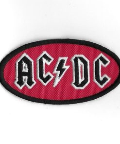 86Mmx45Mm Ac Dc Embroidered Patch Badge Applique Iron on