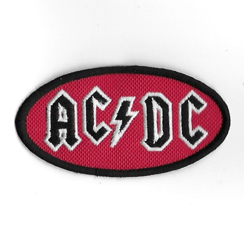 86Mmx45Mm Ac Dc Embroidered Patch Badge Applique Iron on