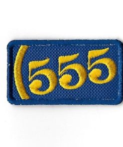 60Mmx34Mm 555 State Express Embroidered Patch Badge Applique Iron on