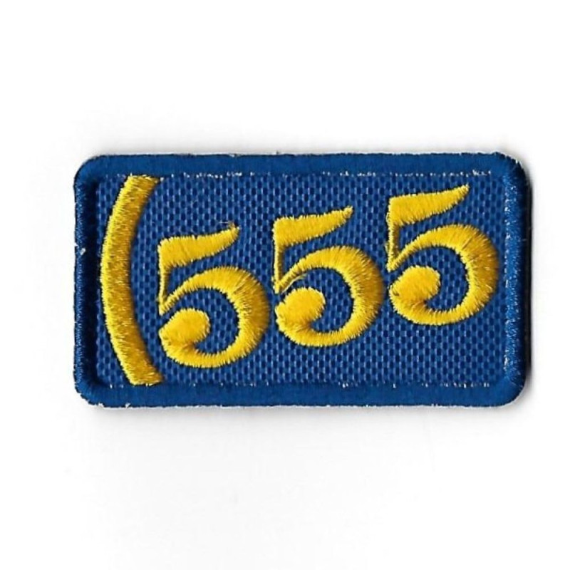 60Mmx34Mm 555 State Express Embroidered Patch Badge Applique Iron on