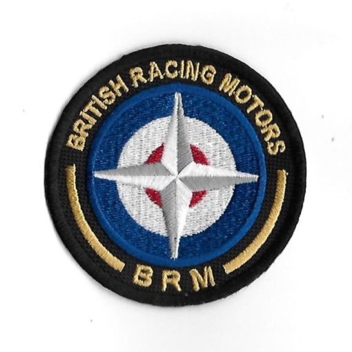 75Mmx75Mm Brm British Racing Motors Embroidered Patch Badge Applique ...