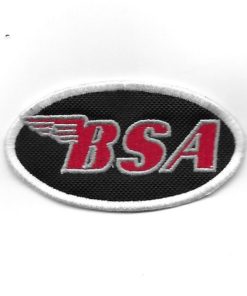 86Mmx45Mm Bsa Birmingham Small Arms Company Embroidered Patch Badge Applique Iron on