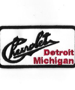 96Mmx51Mm Chevrolet Detroit Michigan Embroidered Patch Badge Applique Iron on