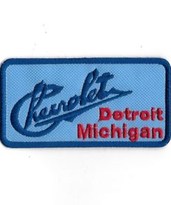 96Mmx51Mm Chevrolet Detroit Michigan Embroidered Patch Badge Applique Iron on