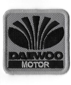 61Mmx61Mm Daewoo Motor Embroidered Patch Badge Applique Iron on
