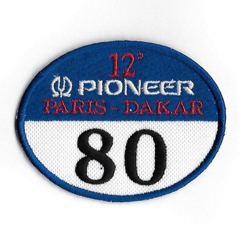 84Mmx67Mm Paris Dakar 1990 Yamaha 80 Embroidered Patch Badge Applique Iron on